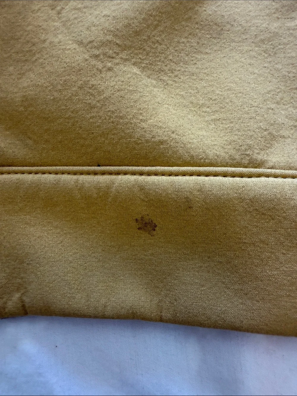 The North Face Yellow Softshell Jacket with Gray Lining